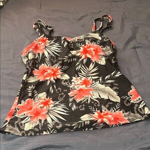 Tropical Floral Women's Swim One Piece